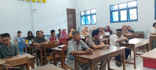 Dokumentasi Rapat Kegiatan Menyambut Penilaian Kinerja Kepala Sekolah