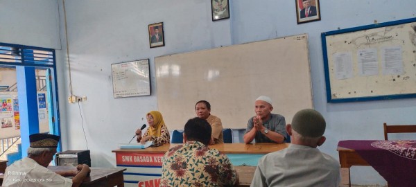 Dokumentasi Rapat Kegiatan Menyambut Penilaian Kinerja Kepala Sekolah